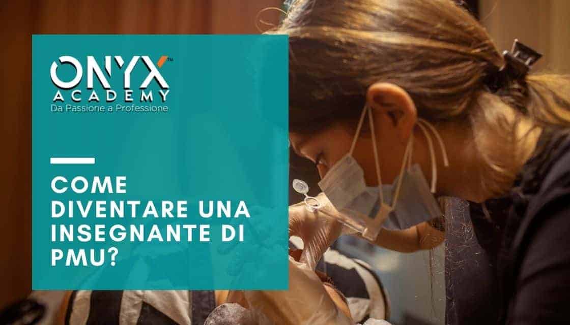 Dermopigmentista al lavoro durante un trattamento di trucco semipermanente